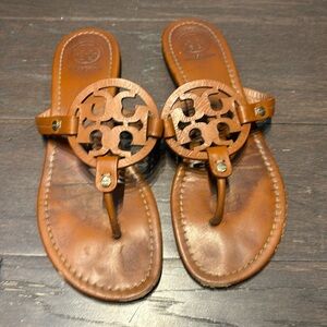 Tory Burch sandals. Tan. Size 10.